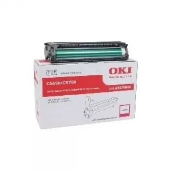 Originalus OKI C5650 C5750 vaizdo būgnas (rausvai raudonas / magenta)
