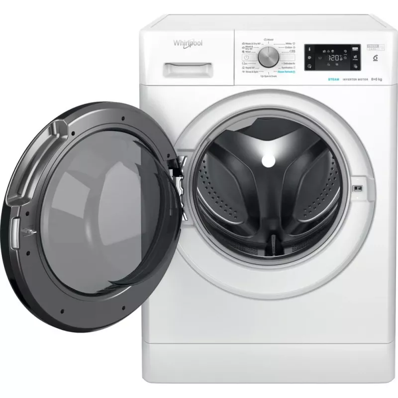 Whirlpool FFWDB864349BVEE Skalbimo džiovinimo mašina 8 kg / 6 kg 1400 aps./min.