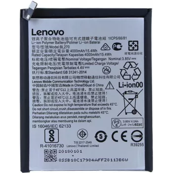 Lenovo BL-270 ličio polimerų baterija, skirta K6 Plus, 4000 mAh