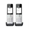Gigaset COMFORT 500HX duo analoginis/DECT belaidis telefonas su skambučio numerio rodymu, juodas/sidabrinis