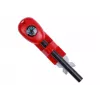 Išgyvenimo kompasas BCB CN340 – švytintis ciferblatas, plastikinė rankena, 110 mm, 47 g, raudonas