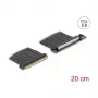 PCI Express 5.0 x16 lankstusis kabelis DELOCK 81289, x16 lizdas, 20 cm