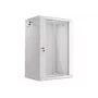 Lanberg sieninis montažinis stovo spintas 19'' 18U 600x450mm pilkas (stiklinės durys)