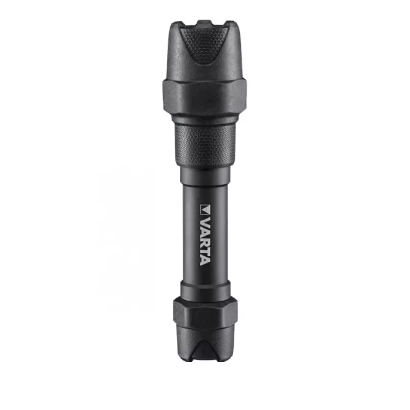 Varta Indestructible F20 Pro – nešiojamas prožektorius, juodas, aliuminis, 9 m, IP67, LED