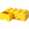 LEGO Drawer Brick 8 — geltona (40061732) stalčius kaladėlėms ir smulkioms detalėms