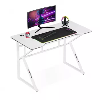 Gaming stalas Huzaro Hero 1.6 White 120×60 cm