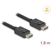 Delock DisplayPort kabelis DisplayPort 2.1, 1,8 m, 16K 60 Hz, 80 Gbps