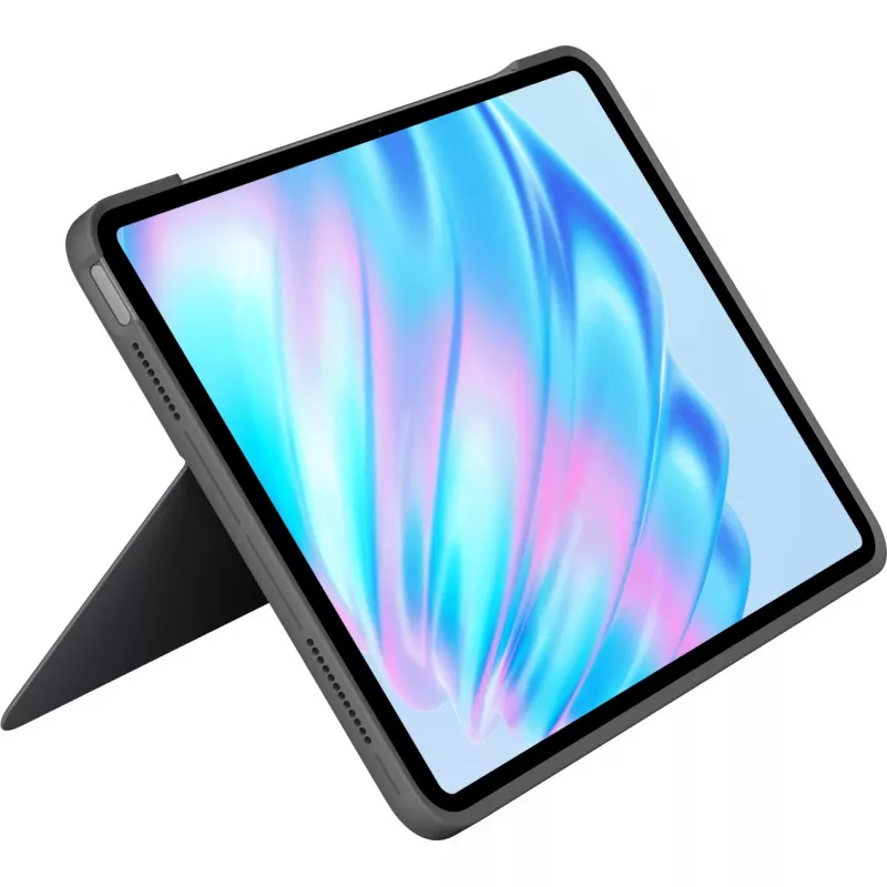 Klaviatūrinis dėklas Logitech Combo Touch QWERTY danų, suomių, norvegų, švedų Smart Connector pilka