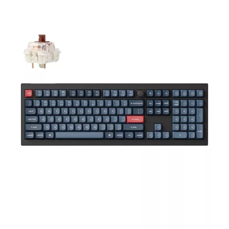 Belaidė klaviatūra V6 MAX/CARBON Juoda V6M-D3 Keychron