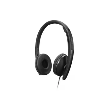 Lenovo 4XD1P83425 laidinės ausinės su mikrofonu, USB-A, juodos