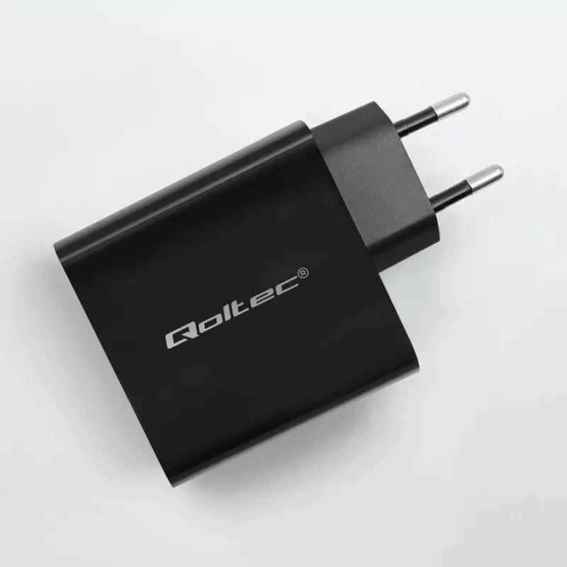 QOLTEC Super Quick PD 65W USB‑C greitasis įkroviklis, 1x USB‑C, 65 W