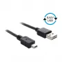 USB laidas DeLOCK 0,5 m USB 2.0 A – USB 2.0 Mini-B