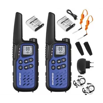 Radiotelefonai Baofeng BF-T25E Mėlyni, 2 vnt.