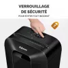 Fellowes Powershred LX70 kryžminio pjovimo dokumentų smulkintuvas (juodas, 18 l, 11 lapų, 4x40 mm)