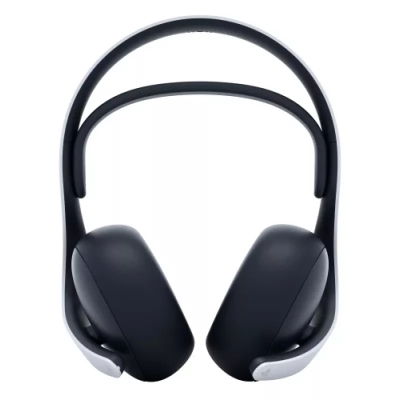 Ausinės Sony PULSE Elite, laidinės ir belaidės, žaidimų, Bluetooth, juodos ir baltos, su įkrovimo stovu