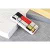 iKins Mondrian telefono dėklas iPhone XS/X (baltos spalvos), K1624H