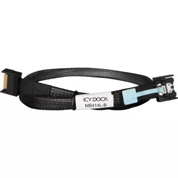 ICY DOCK MB414L-B MCIO 4i SFF-TA-1016 į MCIO 4i SFF-TA-1016 laidas, 0,5 m