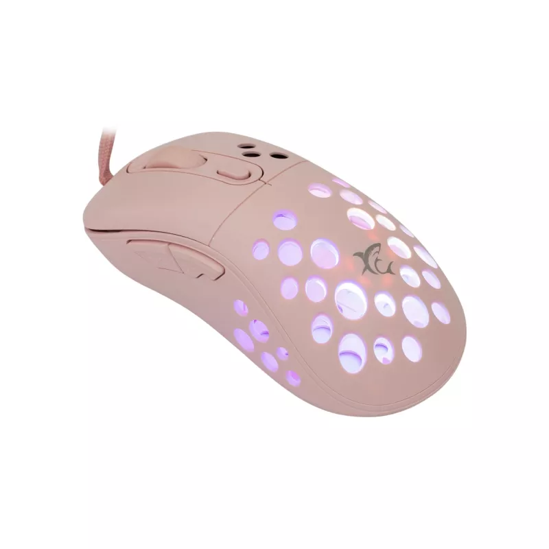 Pelė White Shark GM-5013 Azrael Pink USB
