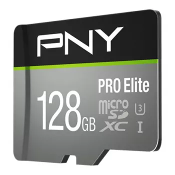 MicroSDXC atminties kortelė PNY PRO Elite 128GB UHS-I, modelis P-SDU128V31100PRO-GE