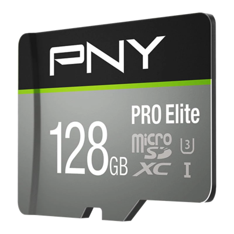 MicroSDXC atminties kortelė PNY PRO Elite 128GB UHS-I, modelis P-SDU128V31100PRO-GE