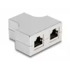 DeLOCK RJ45 T skirstytuvas 1x RJ45 lizdas į 2x RJ45 lizdą Cat.5e STP