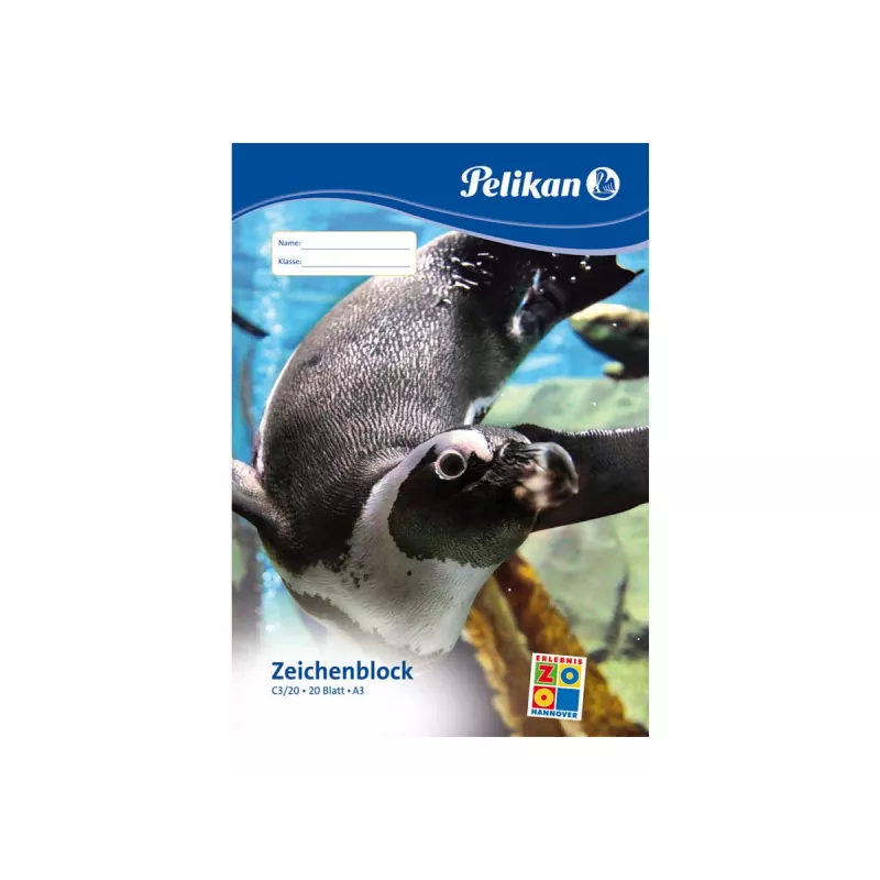 Pelikan 224840 piešimo popieriaus bloknotas, 20 lapų
