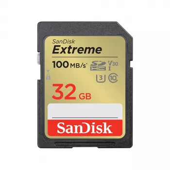 SanDisk Extreme PLUS SD UHS-I 32GB atminties kortelė SDSDXWT-032G-GNCIN