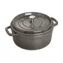 Staub Cocotte 3.8 L apvalus ketaus troškintuvas kepimo indas
