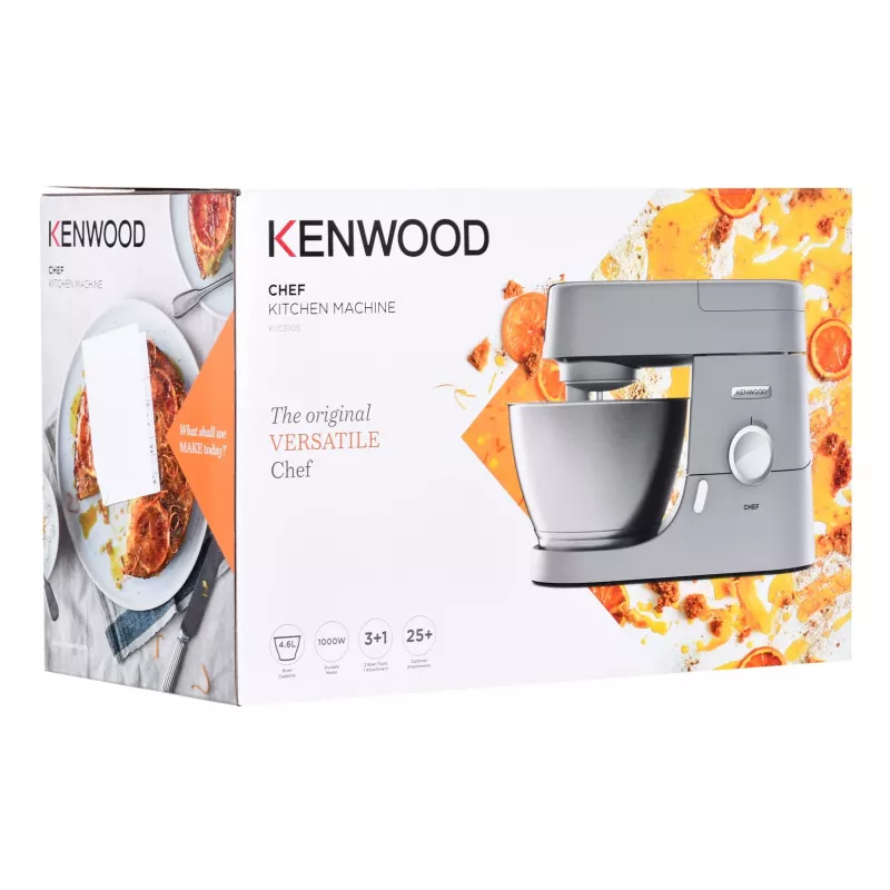 Kenwood KVC3110S virtuvinis kombainas 1000 W 4,6 L sidabrinis