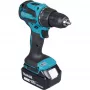Belaidis smūginis gręžtuvas-suktuvas Makita DHP490Z, 18V (mėlynas/juodas, be akumuliatoriaus ir įkroviklio)