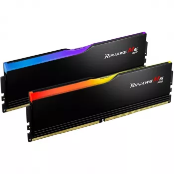 G.Skill Ripjaws M5 RGB 48 GB DDR5-6000 (2x 24 GB) Dual-Kit, juodos spalvos, F5-6000J3036F24GX2-RM5RK, INTEL XMP