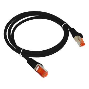 AVIZIO KKS6CZA1.0 tinklo kabelis, juodas, 1 m, Cat6 F/UTP (FTP)