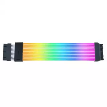 PCIe RGB laidas Lian Li Strimer Wireless, 2x 8 kontaktų, 0,34 m, juodas/permatomas, silikonas/TPE