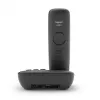 Gigaset E290A Analoginis/DECT telefonas su skambučio ID, juodas