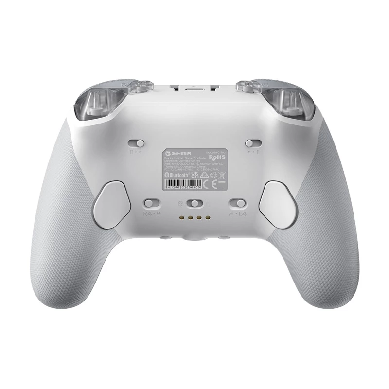 Žaidimų pultas GameSir G7 PRO Mech White – belaidis / laidinis, ergonomiškas dizainas