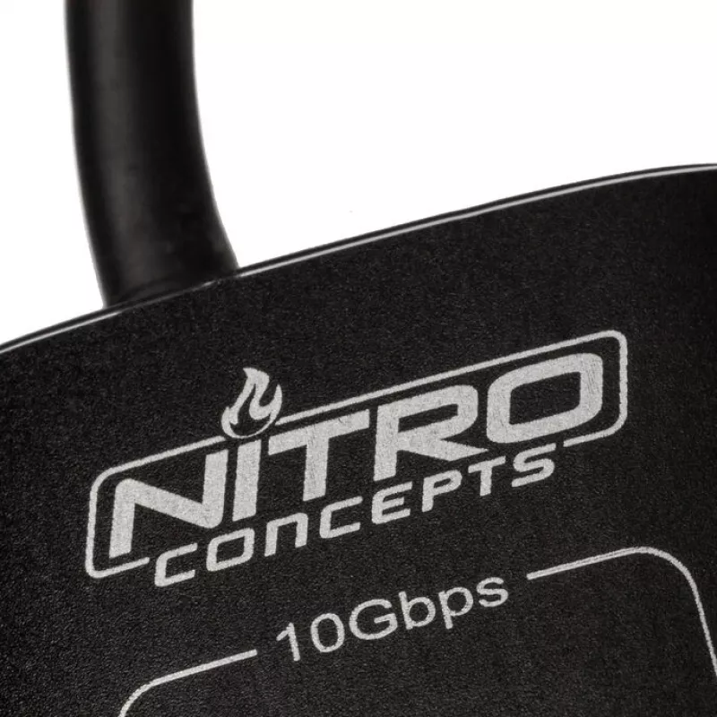 Nitro Concepts UH1, 10 prievadų hibridinis USB šakotuvas, USB 3.2