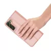 Dux Ducis Skin Pro dėklas su užsegimu ir laikikliu Samsung Galaxy S22+ (S22 Plus) rožinis