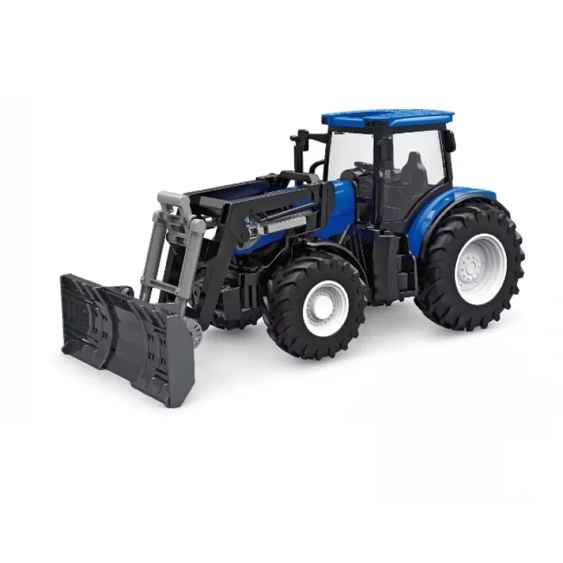 Traktorius Amewi Žaislinis Traktorius su Sniego Valytuvu Elektrinis Variklis 1:24