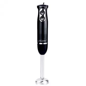 Maistas blenderis Maestro MR-511 — 500 W, 2 greičiai, impulsas, turbo, nuimamas 900 ml dubuo, nerūdijančio plieno peilis, juodas