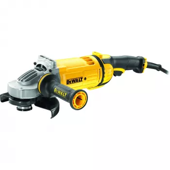 Kampinis šlifuoklis DEWALT 180mm, 2400W, 8500 aps./min., dvirankis