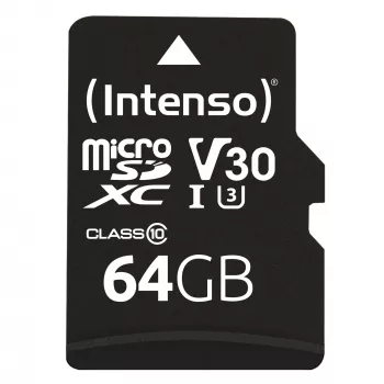 Intenso 64GB MicroSDXC UHS-I Class 10 atminties kortelė 3433490