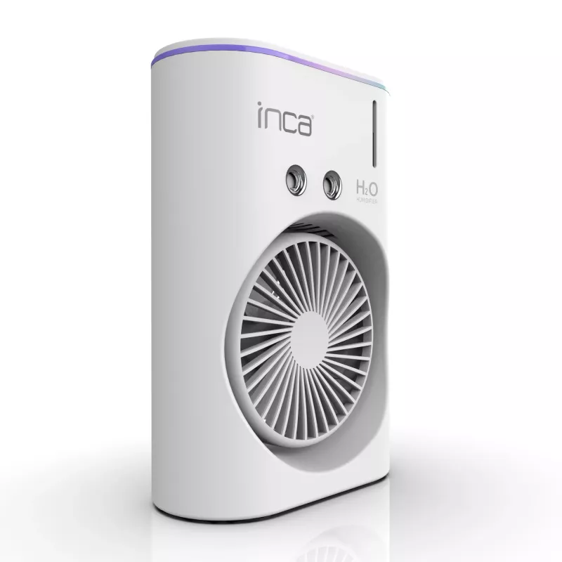 Nešiojamas ventiliatorius su rūkalu Inca IMF-10B baltas