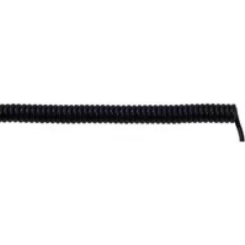 LAPP 73220263 Susukamas kabelis UNITRONIC® SPIRAL 1200 mm / 1600 mm 6 x 0,25 mm² Juodas 5 vnt.