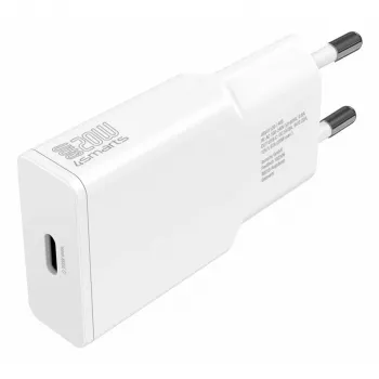 4smarts PDPlug Slim USB-C greitasis įkroviklis 20 W baltas