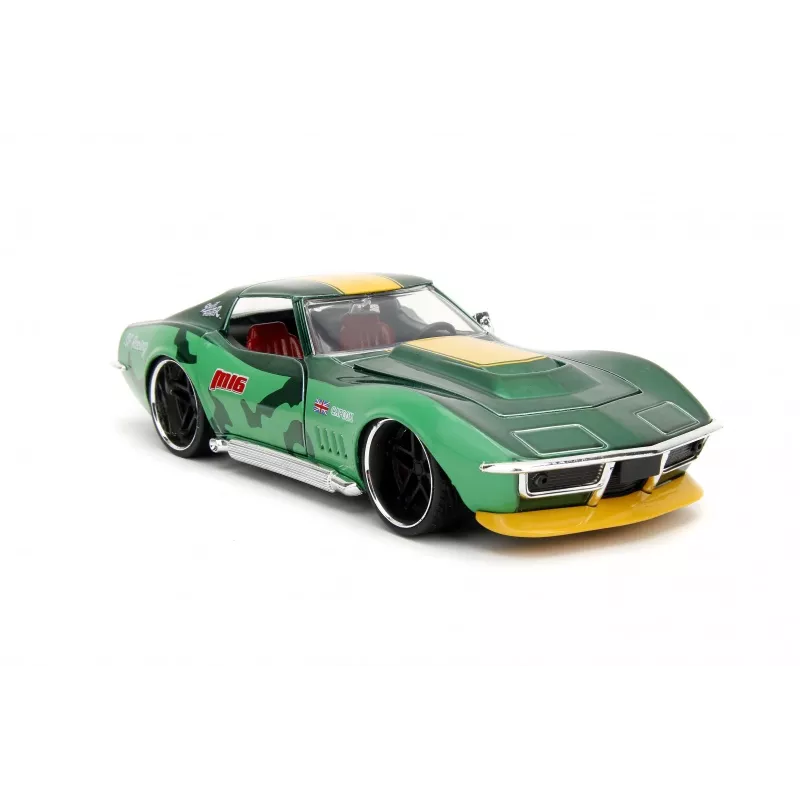 Automobilis Jada Toys Street Fighter 1969 Chevrolet 1:24 Metal Green