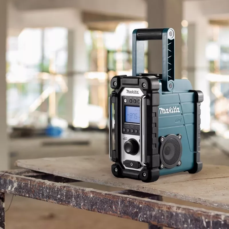 Darbovietės radijas Makita DMR116 Digital AM FM 3,5W Turkio spalvos