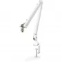 Mikrofono rankena RØDE PSA1 White – reguliuojamas studijinis laikiklis, 840 mm aukštis, sukamas laikiklis, kabelių valdymas