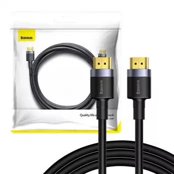Baseus Cafule 4K HDMI kištukas į 4K HDMI kištuką adapterio laidas 2 m juodos spalvos