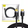 Baseus Cafule 4K HDMI kištukas į 4K HDMI kištuką adapterio laidas 2 m juodos spalvos