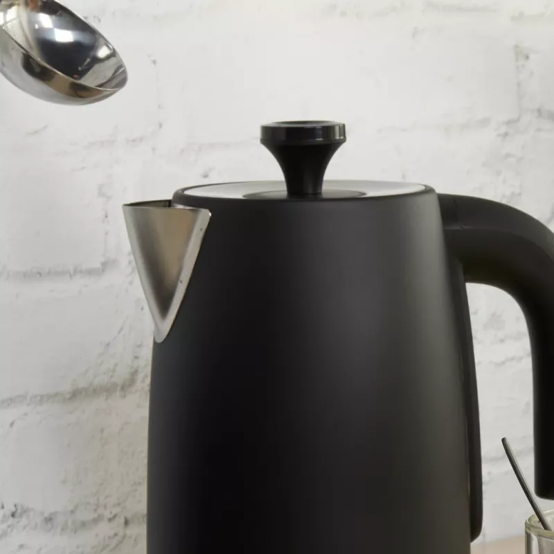 Elektrinis virdulys Petra 1,7L 3KW matinė juoda